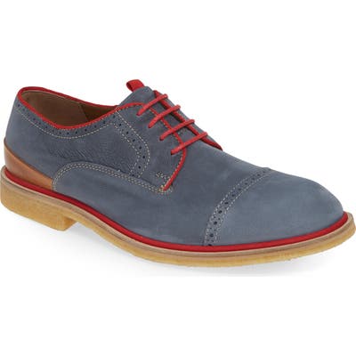 J & m 1850 Wagner Cap Toe Derby, Blue
