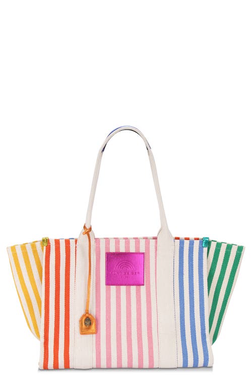 Large Southbank Shopper in Pink Multi