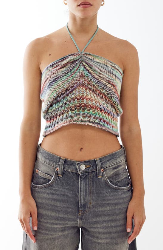 Shop Bdg Urban Outfitters Laddered Bandeau Top In Multi