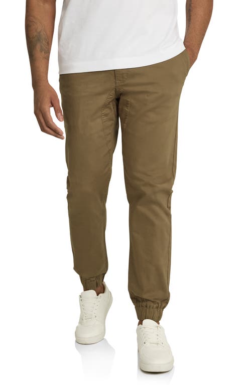 Shop Johnny Bigg Comfort Stretch Cotton Knit Joggers In Taupe