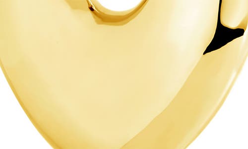 Sterling Forever Kylie Chunky Tube Hoop Earrings In Gold