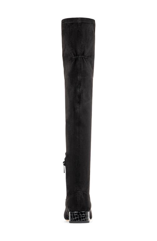 Shop Donald Pliner Dolores Over The Knee Boot In Black