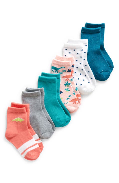 Kids' Assorted 6-Pack Quarter Socks (Toddler, Little Kid & Big Kid)