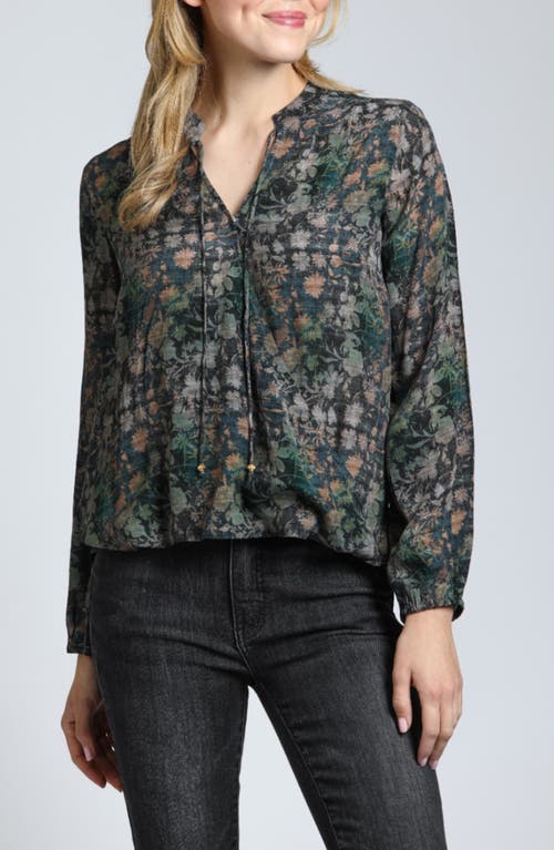 Shop Apny Tassle Tie Top In Green Multi