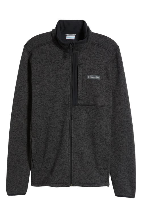 Shop Columbia Sweater Weather Fleece Jacket In Black Heather