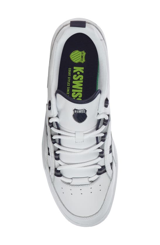 Shop K-swiss Slamm 99 Cc Sneaker In White/peacoat