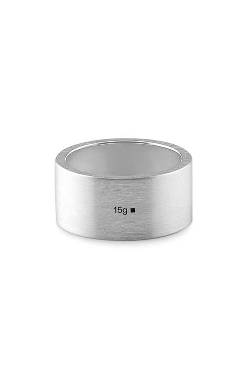 le gramme Men's 15G Brushed Sterling Silver Ribbon Band Ring at Nordstrom, Mm