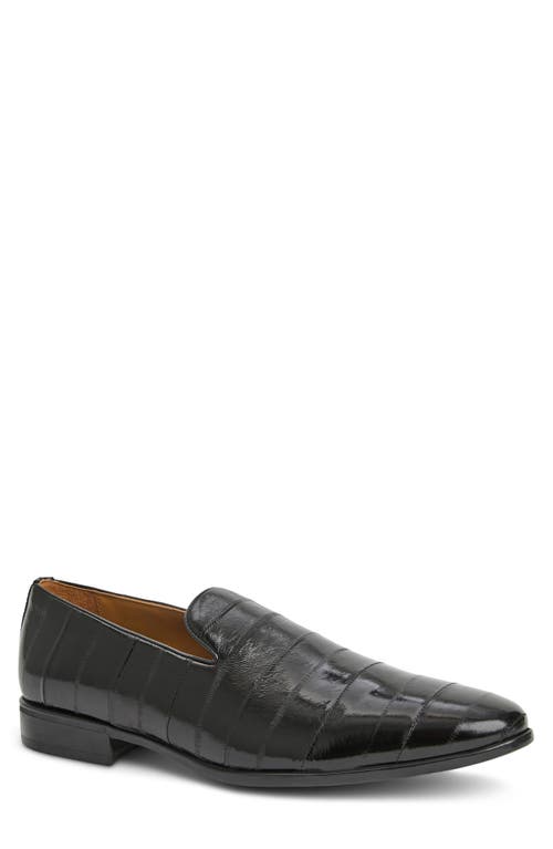 Shop Bruno Magli Bellino Loafer In Black Eel