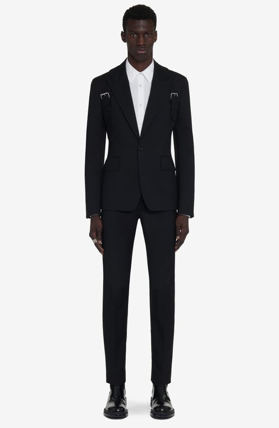 ALEXANDER MCQUEEN MCQUEEN HARNESS WOOL BLAZER