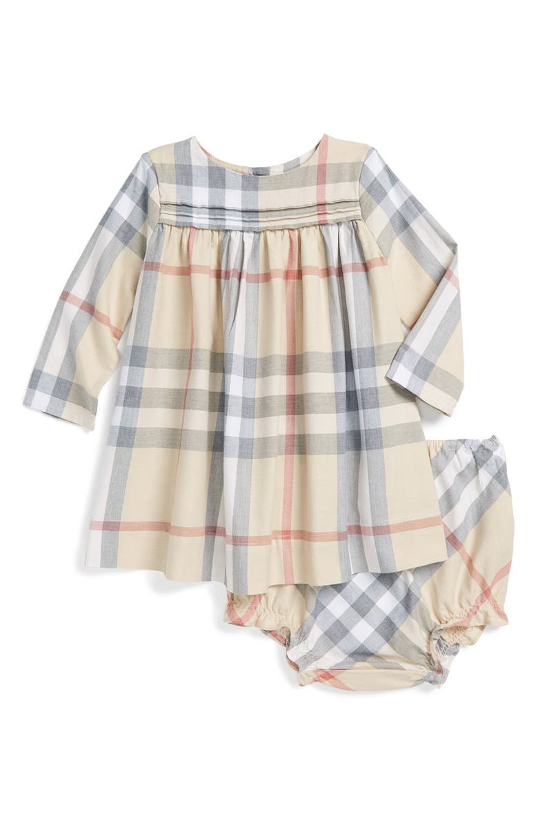Burberry Check Cotton Dress & Bloomers (Baby Girls) | Nordstrom