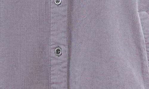 WASH LAB DENIM WASH LAB DENIM CHILL OUT HIGH-LOW CORDUROY SHIRTDRESS