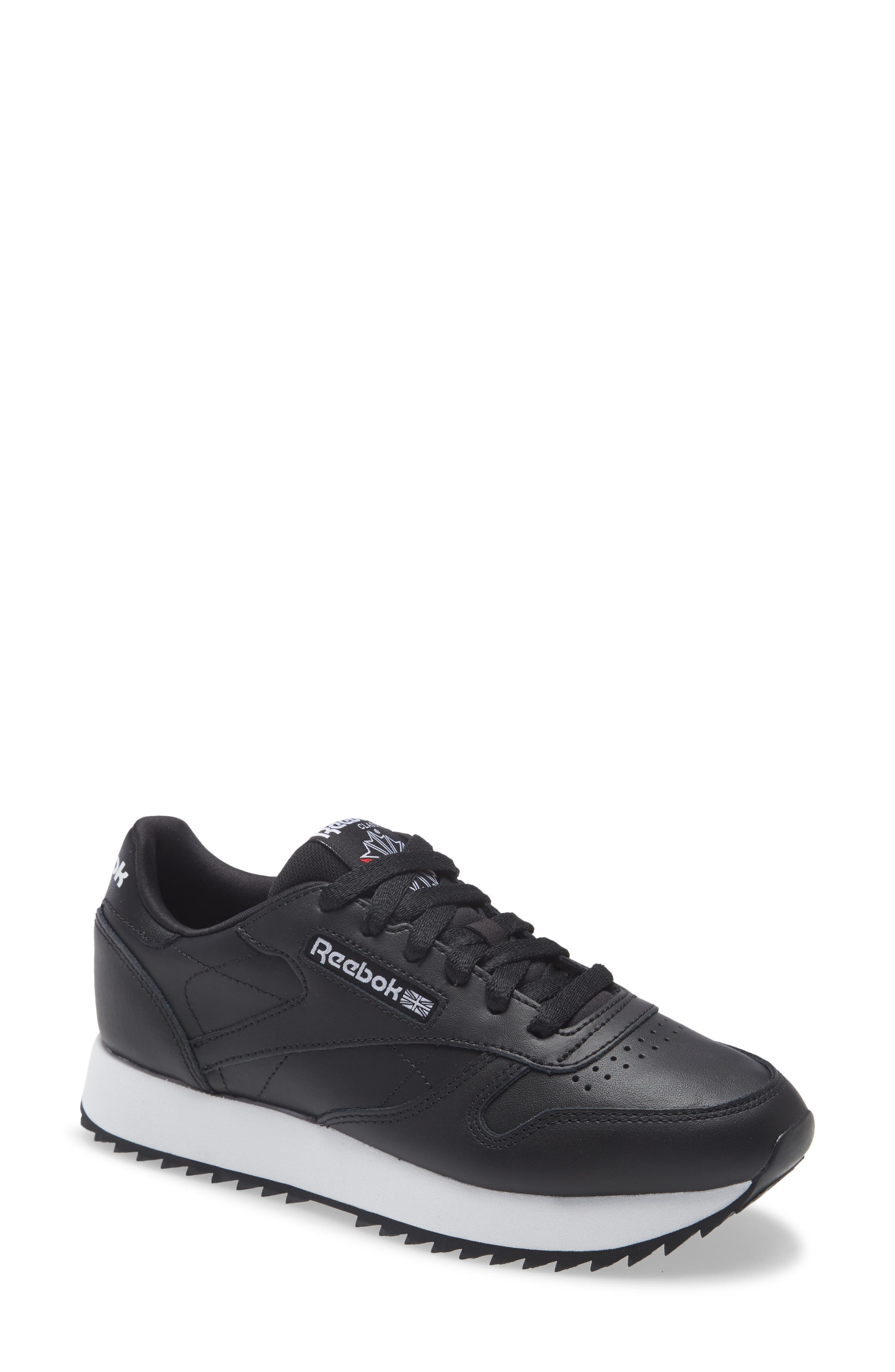 black reebok classics womens