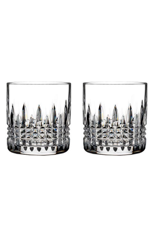 Shop Waterford 'lismore Diamond' Lead Crystal Tumblers In Clear