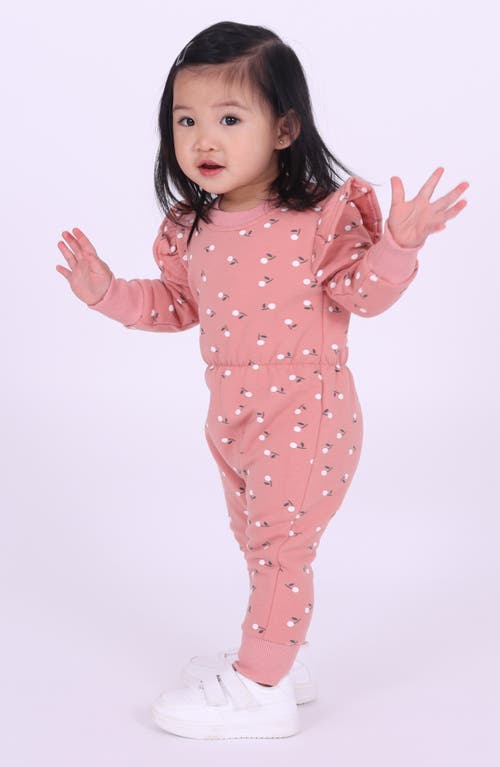TINY TRIBE TINY TRIBE PETITE FRUIT FRILL FLEECE ROMPER 