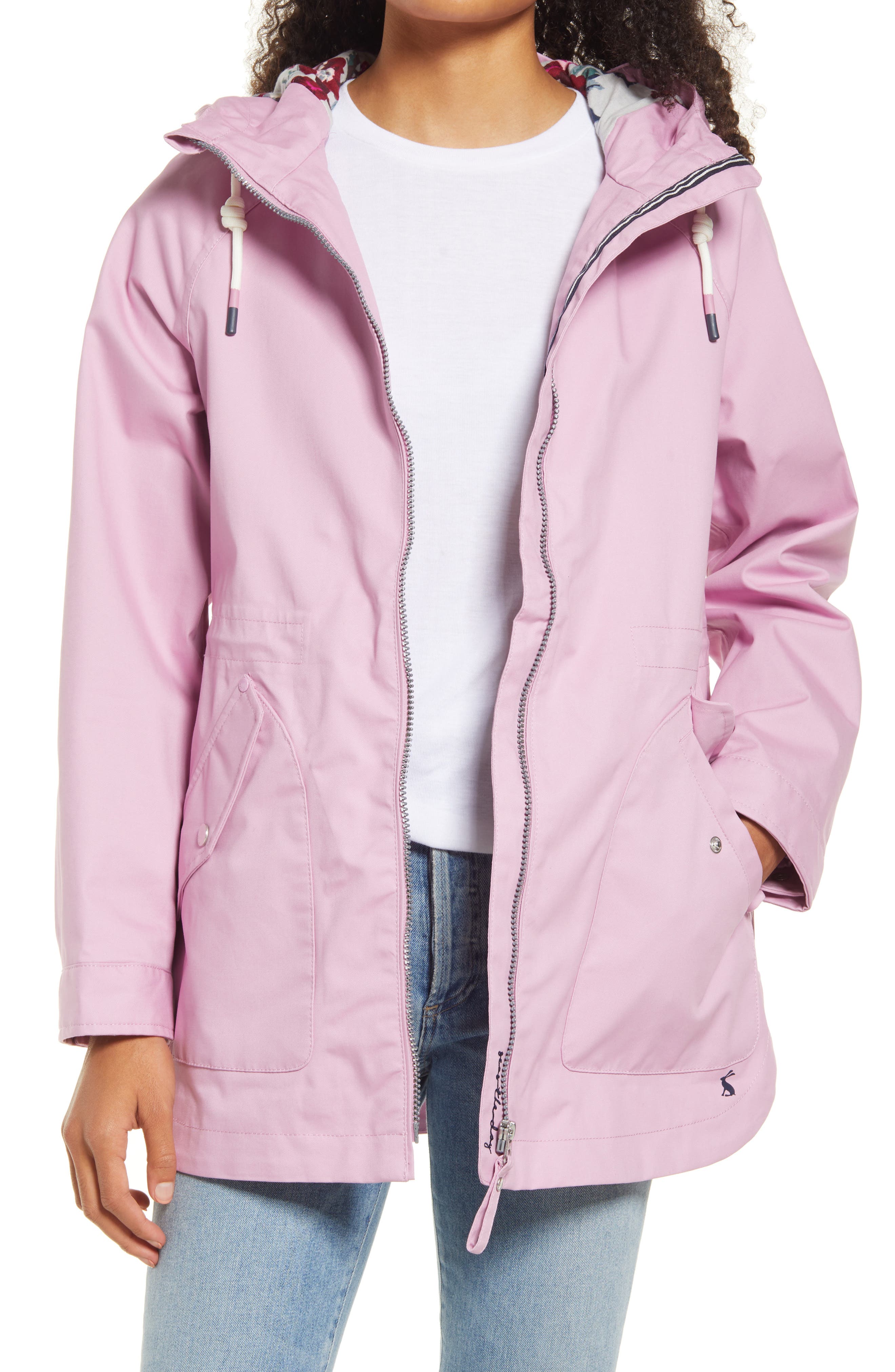 rains pink coat