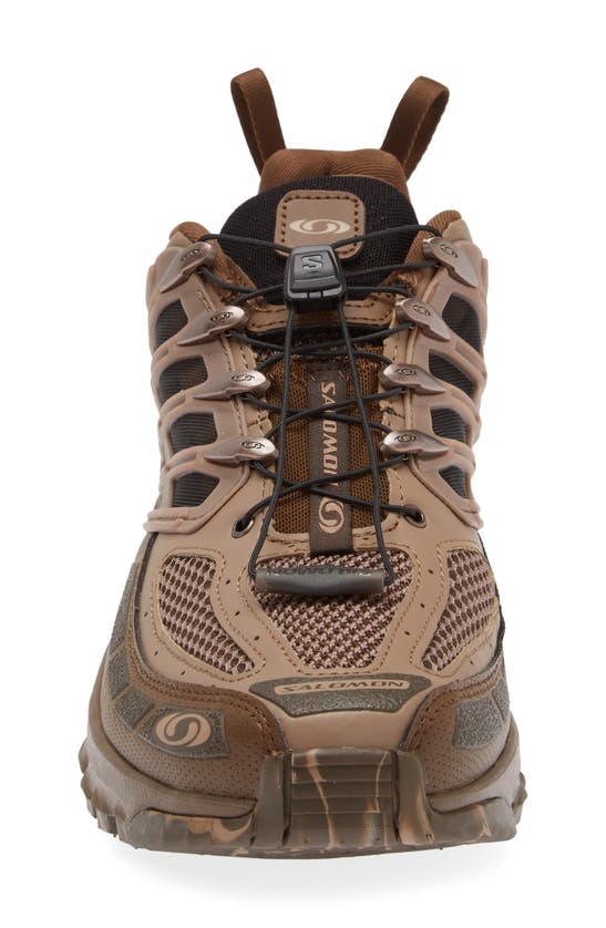 Shop Salomon Acs Pro Desert Sneaker In Dark Earth/caribou/wren