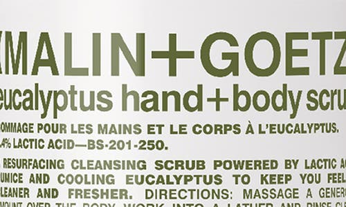 Malin + Goetz Malin+goetz Eucalyptus Hand + Body Scrub In No Color
