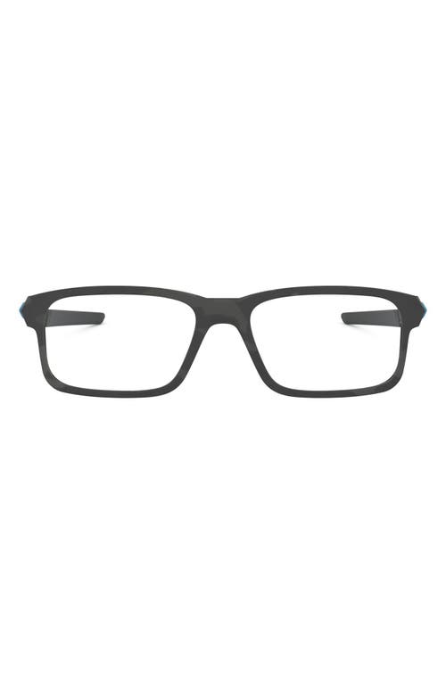 Oakley Kids' Full Count 51mm Rectangular Optical Glasses in Black Brown at Nordstrom