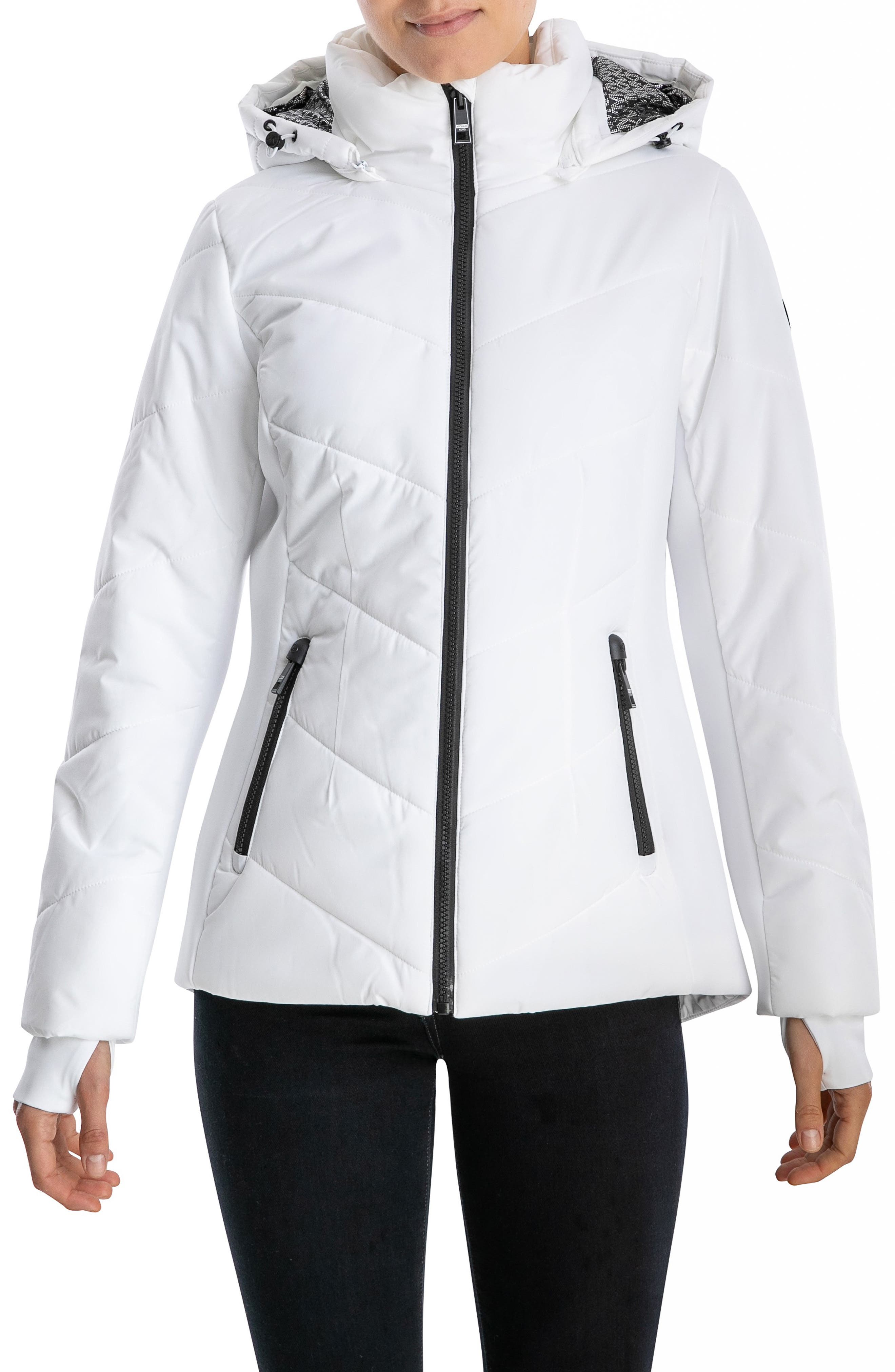 white parka jacket womens