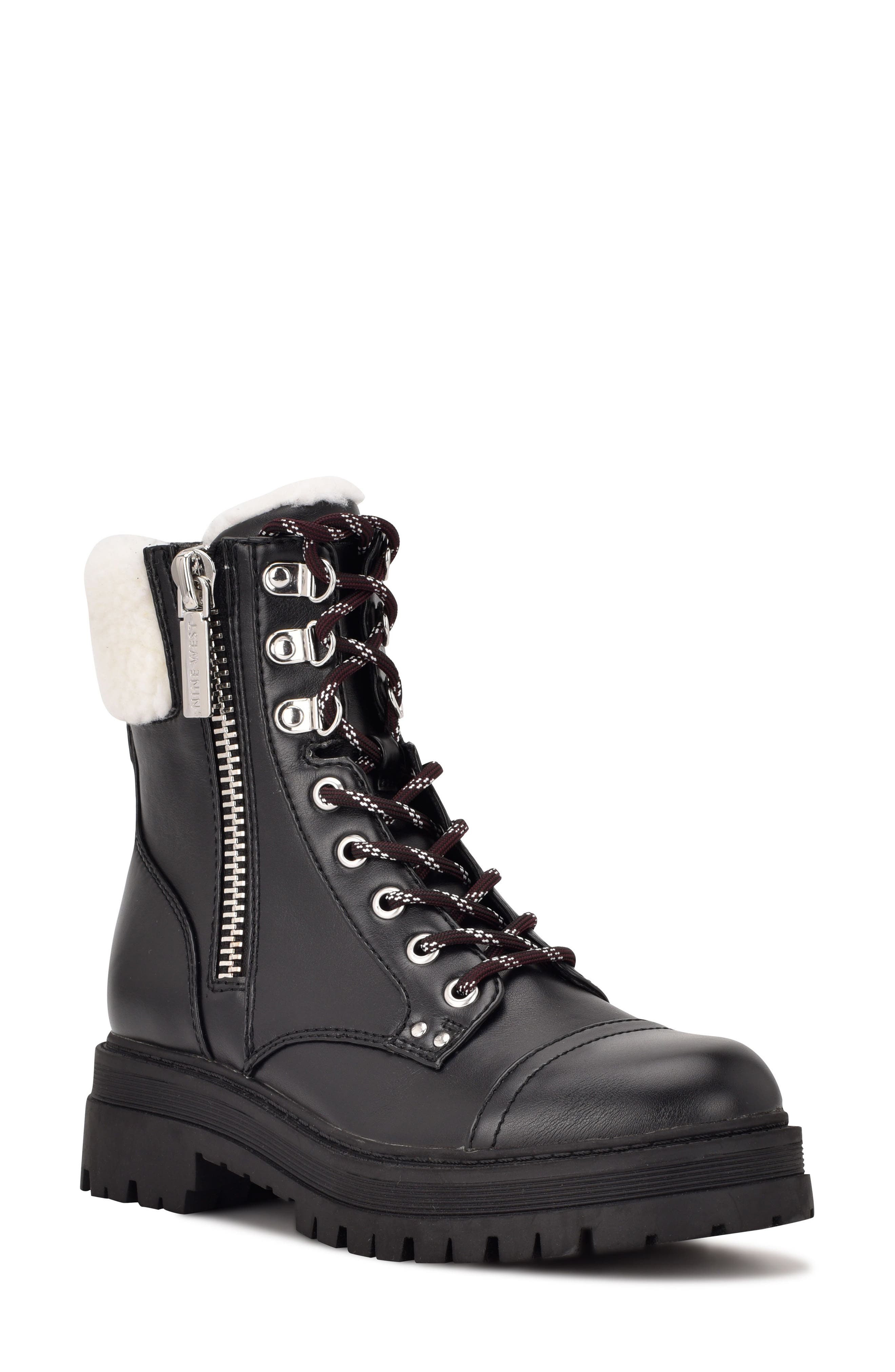 black combat boots size 5