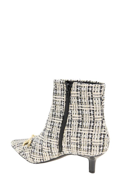 Bcbg Darmena Pointed Toe Bootie In Ivory Multi