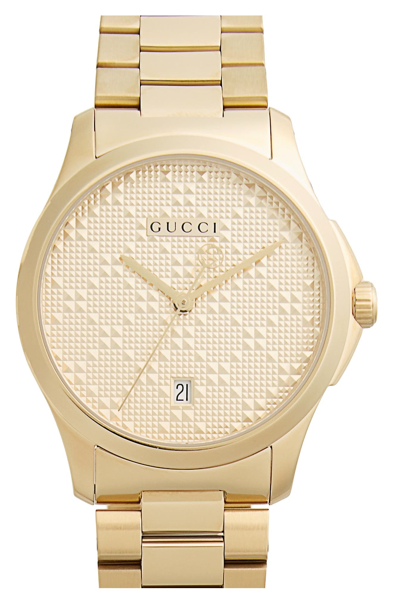 gucci bracelet watch gold