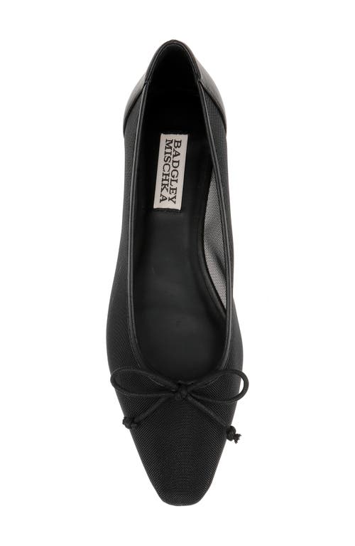 BADGLEY MISCHKA BADGLEY MISCHKA COLLECTION CAM POINTED TOE BALLET FLAT