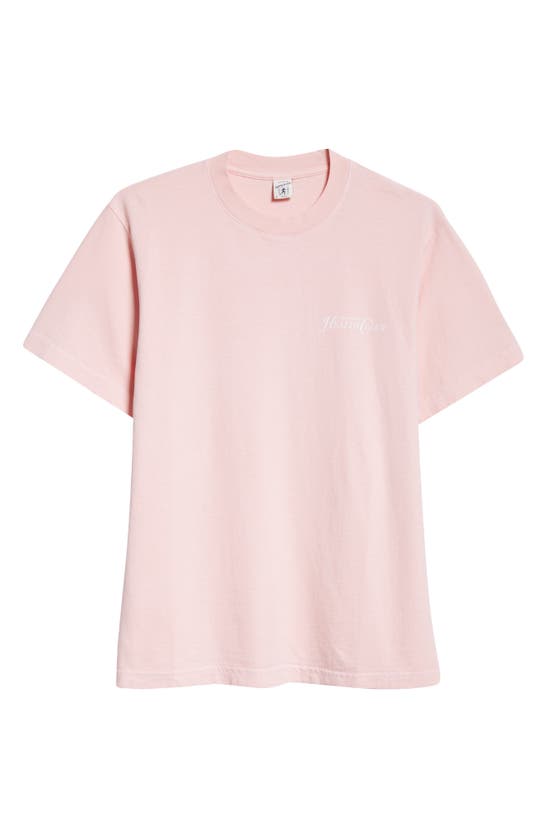 Shop Sporty And Rich Sporty & Rich Rizzoli Health Club Cotton T-shirt In Ballet
