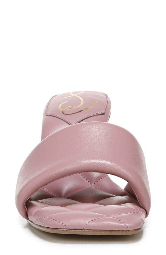Sam Edelman Starla Leather Mule In Mauve