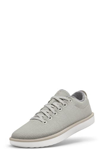 Shop Allbirds Wool Piper Sneaker In Pewter Grey/blizzard