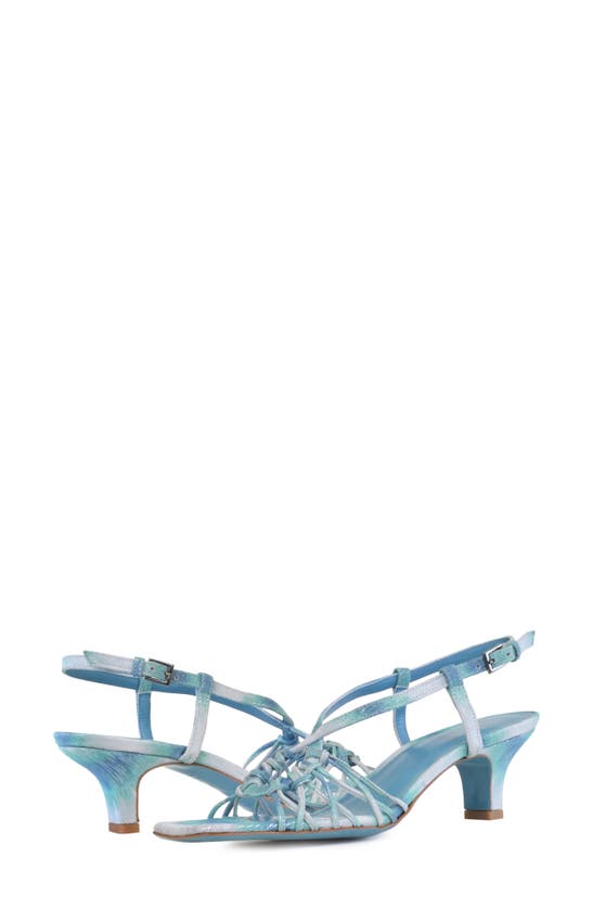 Valentina Rangoni Desta Sandal In Smeraldo Elettrik