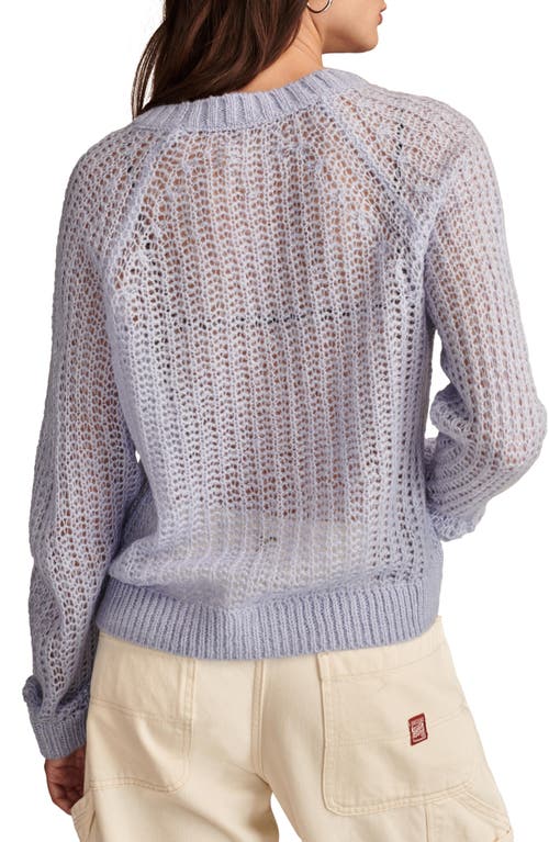 LUCKY BRAND LUCKY BRAND OPEN STITCH CARDIGAN