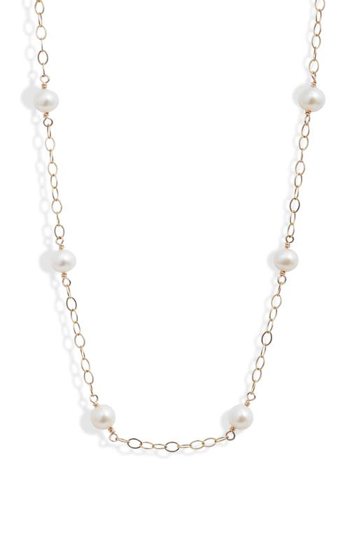 ki-ele Kelsey Freshwater Pearl Choker in Gold at Nordstrom