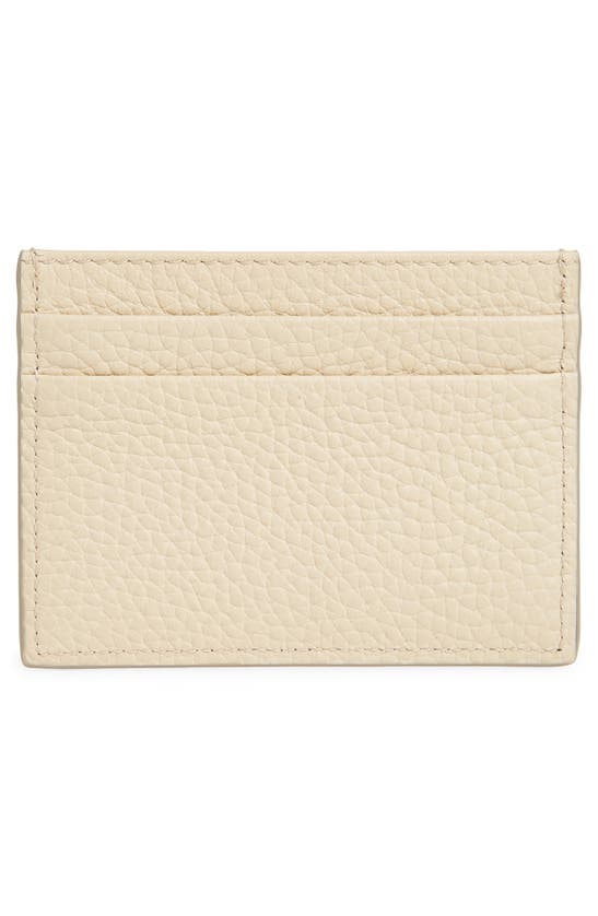 Shop Dolce & Gabbana Dg Puffy Logo Leather Card Case In Sabbia 3
