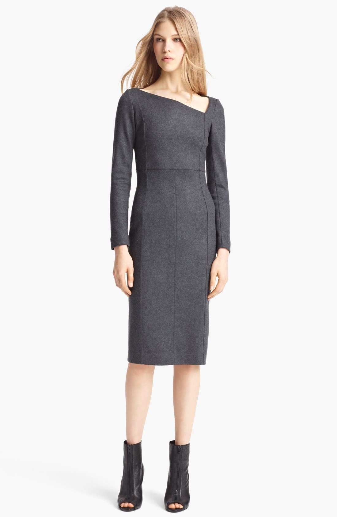 Burberry London Long Sleeve Wool Dress Nordstrom