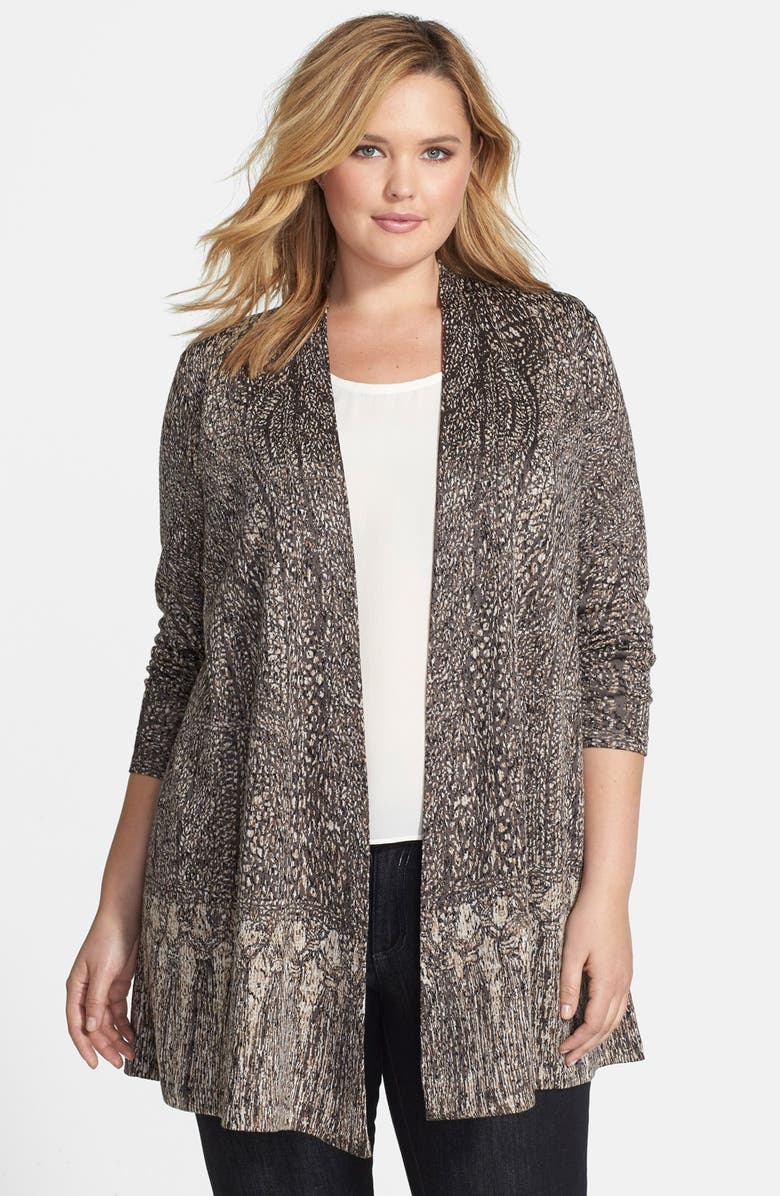 NIC+ZOE 'Knotted Tassel' Cardigan (Plus Size) | Nordstrom
