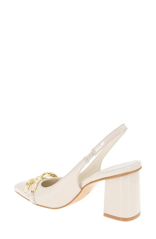 Shop Bcbg Gardin Pointed Toe Slingback Pump In Rainy Day Patent