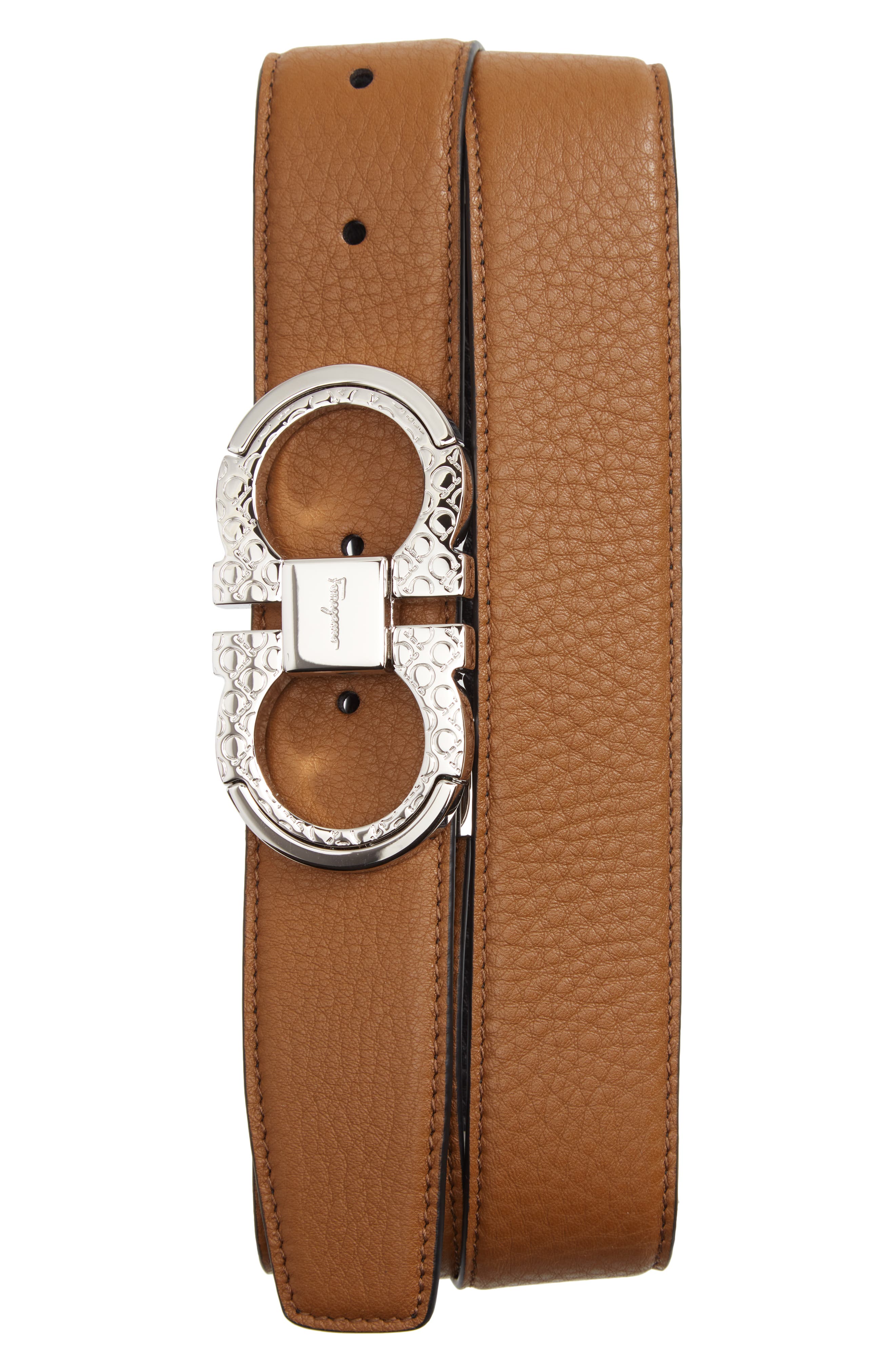 tan ferragamo belt