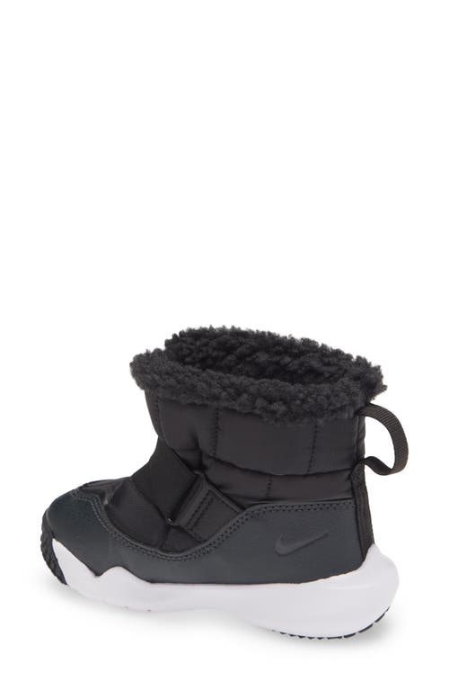 Nike Flex Advance Slip-on Bootie In Black/white/smoke Grey