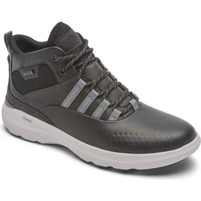 Rockport Truflex Hybrid High Waterproof Sneaker- Black
