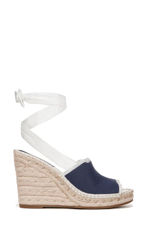 Shop Sarto By Franco Sarto Sierra Platform Wedge Espadrille In Navy