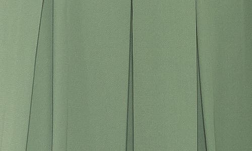 Alexia Admor Shilo Pleated Midi Skirt In Sage