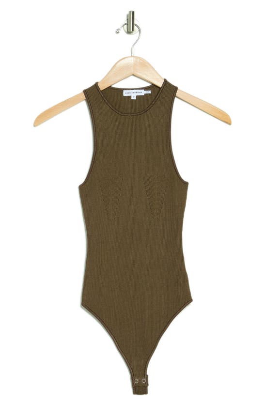 GOOD AMERICAN RIB SLEEVELESS BODYSUIT