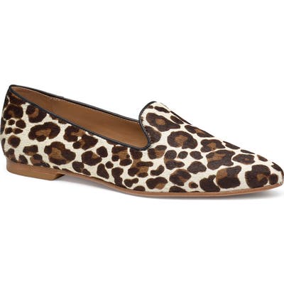 Trask Farrah Genuine Calf Hair Loafer, White