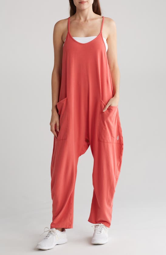 Fp Movement Hot Shot Jumpsuit In Red Apple