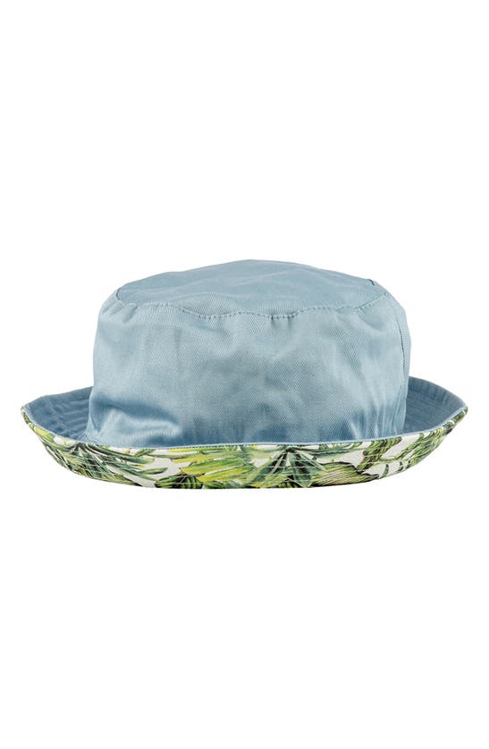 Miki Miette Babies' Reversible Cotton Bucket Hat In Cocoa Beach