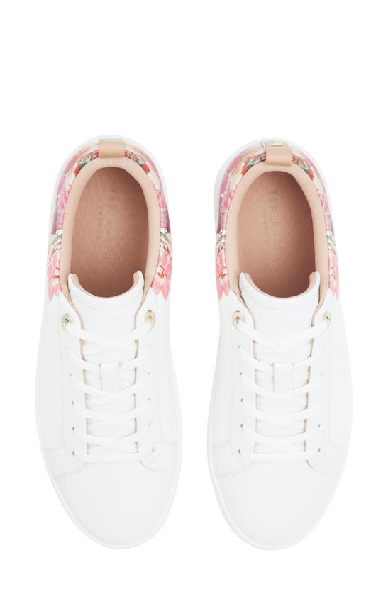 Shop Ted Baker London Alison Sneaker In White Multi