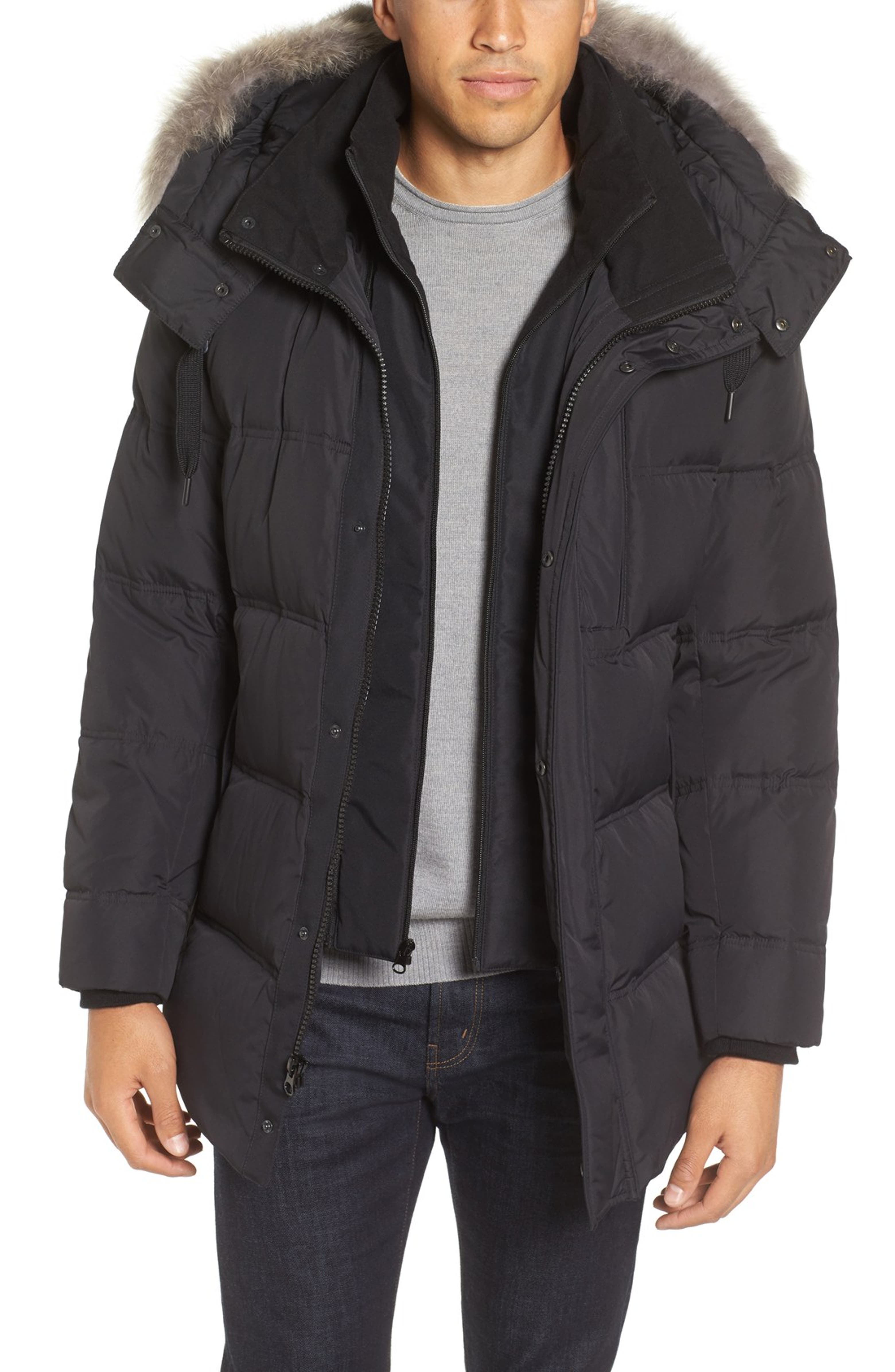 Marc New York by Andrew Marc Winslow 3-in-1 Parka with Genuine Coyote ...
