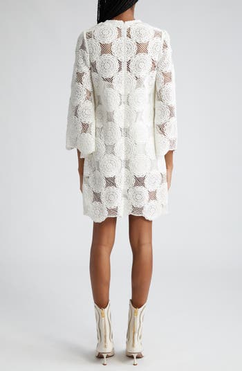 White lace outlet tunic dress