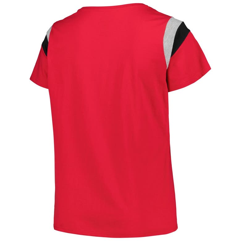 Shop Profile Red Cincinnati Reds Plus Size Scoop Neck T-shirt